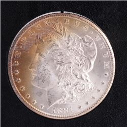 1881-CC Morgan Dollar, GC, MS 62/63
