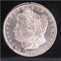 1883-CC-PL Morgan Dollar, GC, 62/63