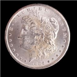 1884-CC Morgan Dollar, GC, MS 60