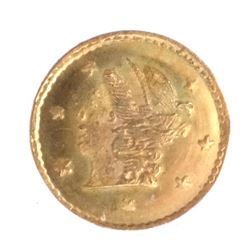 1870 1Gold 1/4 Dollar.