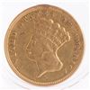 Image 1 : $3 Dollar Gold, V.F.