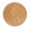 Image 1 : 1852-C $5 Gold Liberty Head, A.U.