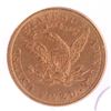 Image 2 : 1881 $5 Gold Liberty Head, UNC.
