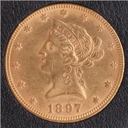 1897 $10 Gold Liberty Head, MS 63