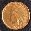 Image 1 : 1907 $10 Gold Indian Head, A.U.