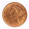 Image 1 : 1908 $5 Gold Liberty Head, MS 63