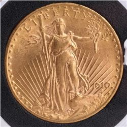 1910-D $20 Gold Saint Gaudens, MS 64