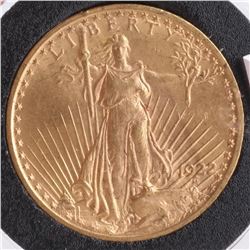 1922 $20 Gold Saint Gaudens, MS 63