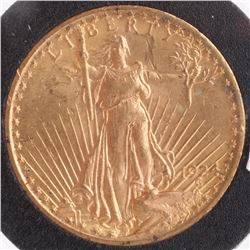 1924 $20 Gold Saint Gaudens, MS 62