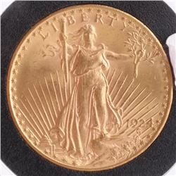 1924 $20 Gold Saint Gaudens, MS 64