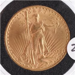 1924 $20 Gold Saint Gaudens, MS 65