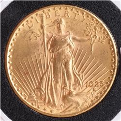 1925 $20 Gold Saint Gaudens, MS 64