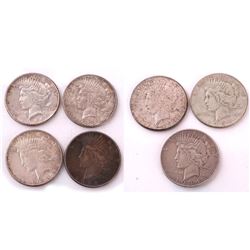 7 Peace Dollars