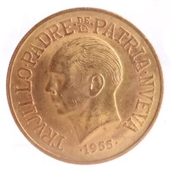 1955 Dominican Republic Gold