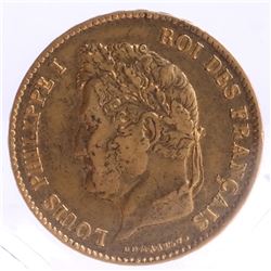 1856 40 Francs, Louis Philippe I, Gold