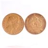 Image 1 : Two 10-Marks Gold, 1877, 1879