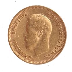 Russian 10-Ruble Gold, 1899