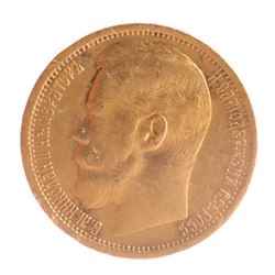 Russian 15-Ruble Gold, 1897