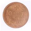 Image 2 : 1915-B 10 Francs Swiss Gold
