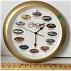 Image 1 : GR OF 2, CORVETTE 50TH ANNIVERSARY CLOCK & COFFEE TABLE BOOK