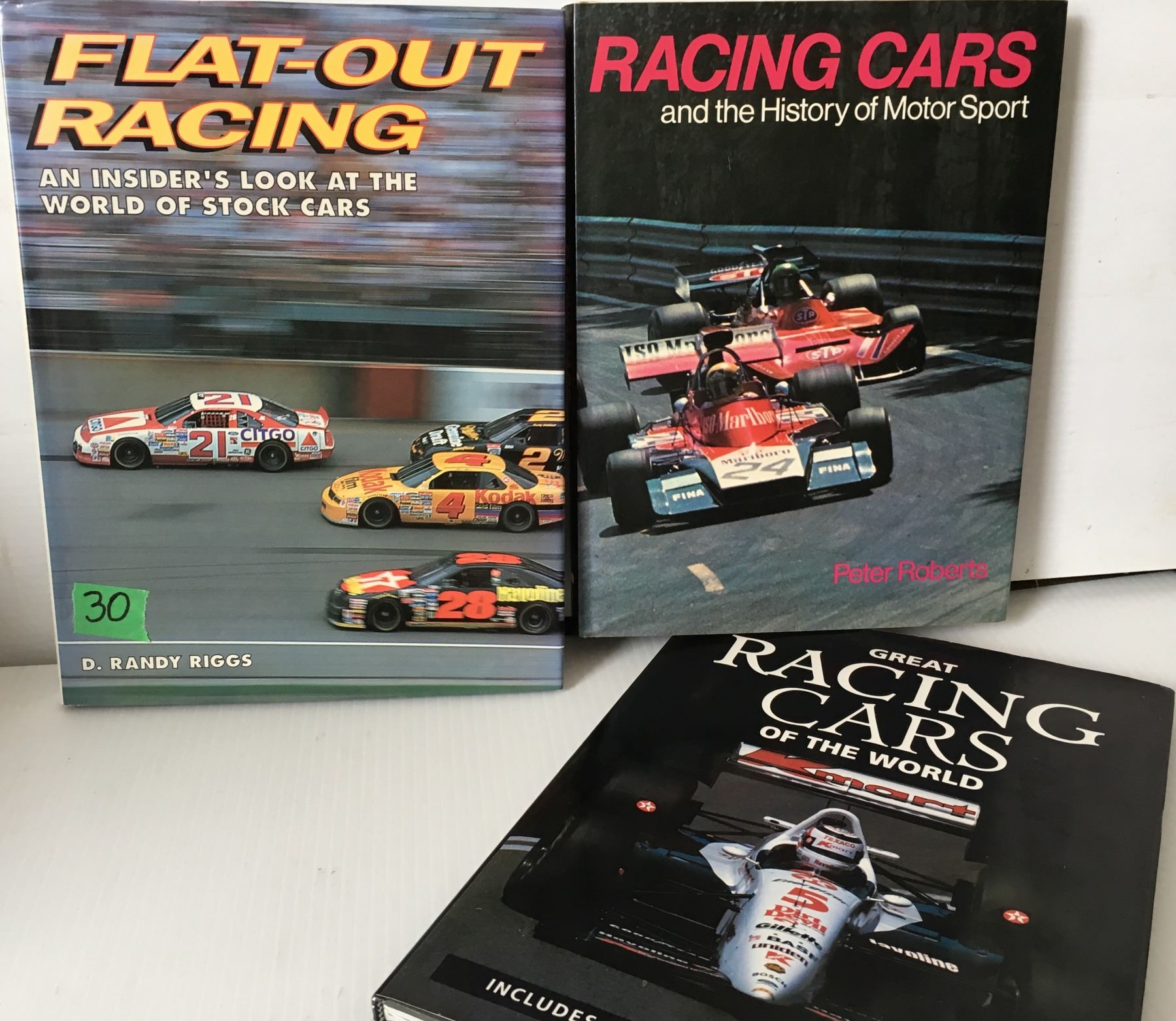 Gr Of 3 Coffee Table Books Car Racing