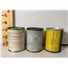 Image 2 : GR OF 3, BP, ESSO, ACE, 4 OZ TINS - FULL