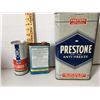 Image 2 : GR OF 3, PRESTONE, SUNOCO, CASTROL OIL TINS