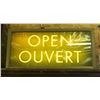 Image 1 : OPEN SIGN, FROM ORIGINAL ORANGEVILLE LCBO - ILLUMINATING