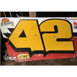 BICKNELL, #42, METAL RACING CAR PANELS *SEE BOTH IMAGES*