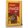 Image 1 : COCA-COLA TIN SIGN, 17" X 32"
