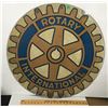 ROTARY INTERNATIONAL DOUBLE SIDED SIGN, ALUM? 30"