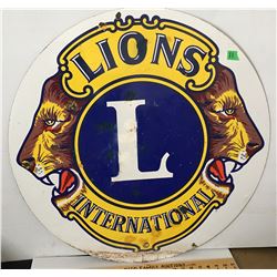 LIONS INTERNATIONAL SSP SIGN, 30"