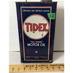 TIDEX MOTOR OIL GALLON TIN