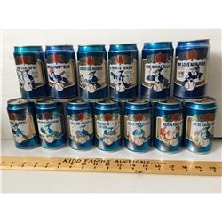 GR OF 13 LABATT'S/BLUE JAYS BEER CANS, ALL DIFFERENT