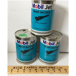 GR OF 3 MOBIL JET CANS, 1 U.S. QT