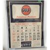 Image 1 : GULF CALENDAR 1957