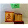 Image 2 : GR OF 2, SHELL MATCHBOOKS FROM COLLINGWOOD, KNOFF MOTORS & BROWN'S RADIO CABS