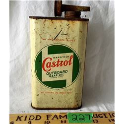 WAKEFIELD CASTROL OUTBOARD OIL, 1 PT WITH CONTENTS