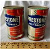 Image 1 : GR OF 2 PRESTONE 1 QT TINS, FULL