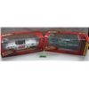 Image 1 : GR OF 2 JOHNNY LIGHTNING 1:24 SCALE DIECAST CARS, '65 PONTIAC, '57 OLDS