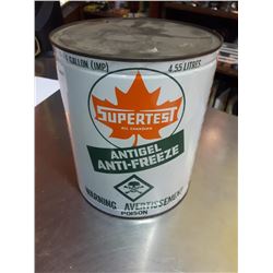 SUPERTEST, 1 IMP GALLON, ANTIGEL ANTI-FREEZE CAN