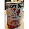 Image 1 : HEAVY DUTY, RECLAIMED MOTOR OIL CAN, 1 US QUART