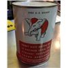 Image 2 : HEAVY DUTY, RECLAIMED MOTOR OIL CAN, 1 US QUART