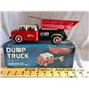 Image 1 : TIN FRICTION DUMP TRUCK W/ORIG BOX, CHINA