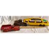 Image 1 : GR OF 2 MARX TRUCKS, CAR HAULER, GRAVEL TRUCK