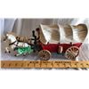 Image 1 : PLASTIC, CANVAS COVERED WAGON HAULING COAL