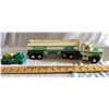 Image 1 : GR OF 2, HESS FUEL TRUCK W/WORKING LIGHTS, LESNEY BP SERVICE TRUCK