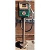 Image 1 : GAS BOY PUMP W/WHITE ROSE DECAL MOUNTED ON BASE