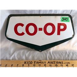 PORCELAIN CO-OP PUMP PLATE, ORIG