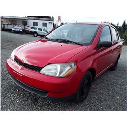 B2 --  2000 Toyota Echo , Red , 229302  KM's